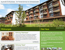 Tablet Screenshot of kurhotel-schluchsee.de